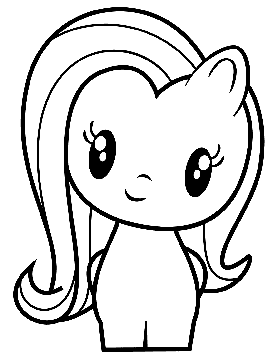 Pony Fluttershy Coloring Pages   Coloring Cool