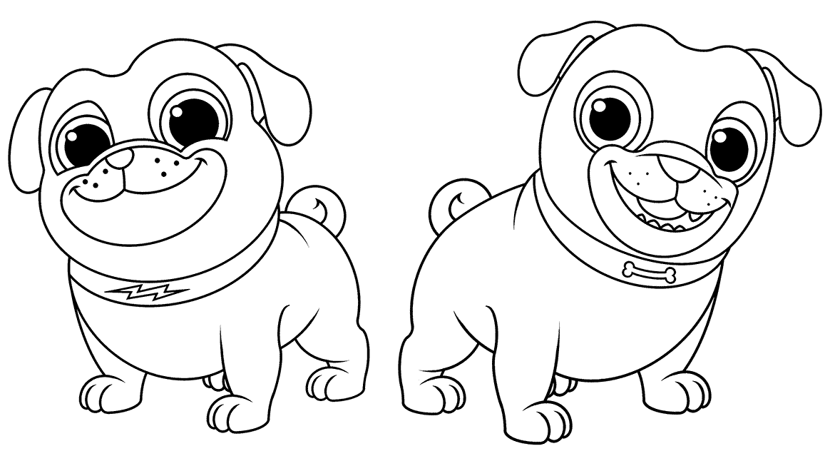 Puppy Dog Pals Two Puppies Together