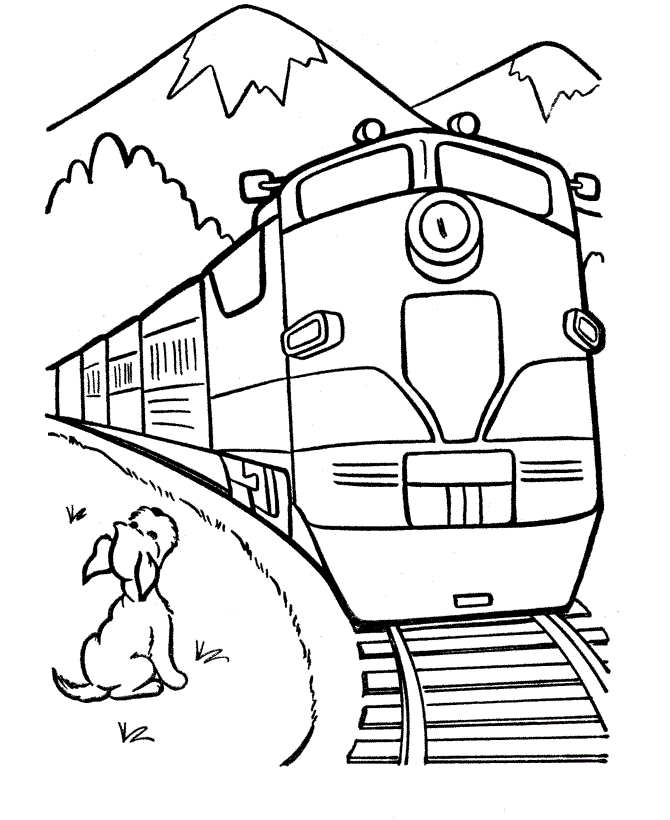 Puppy With Train7d4c