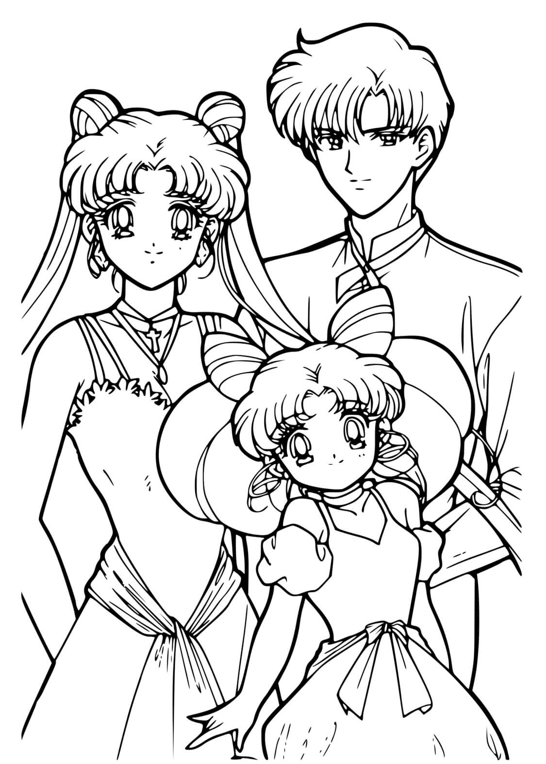 Sailor Moon Family Moment