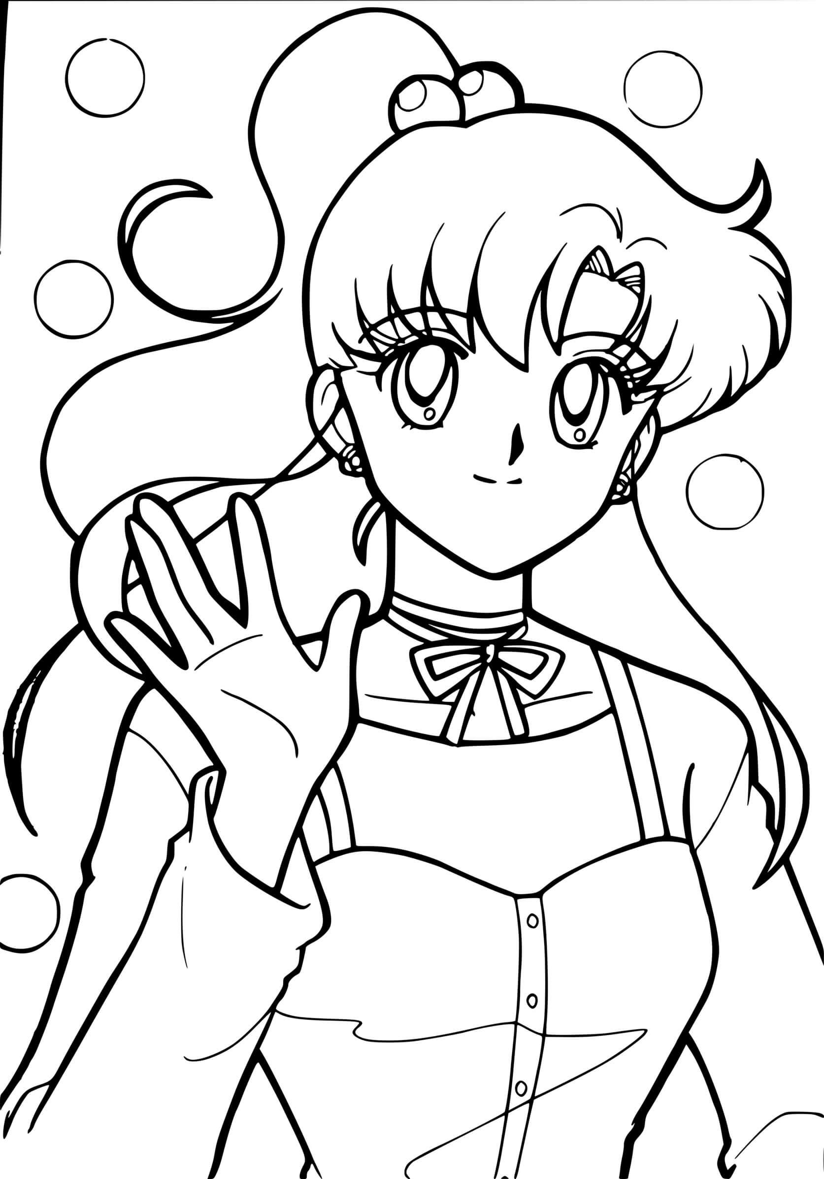 Sailor Moon Free Coloring Page