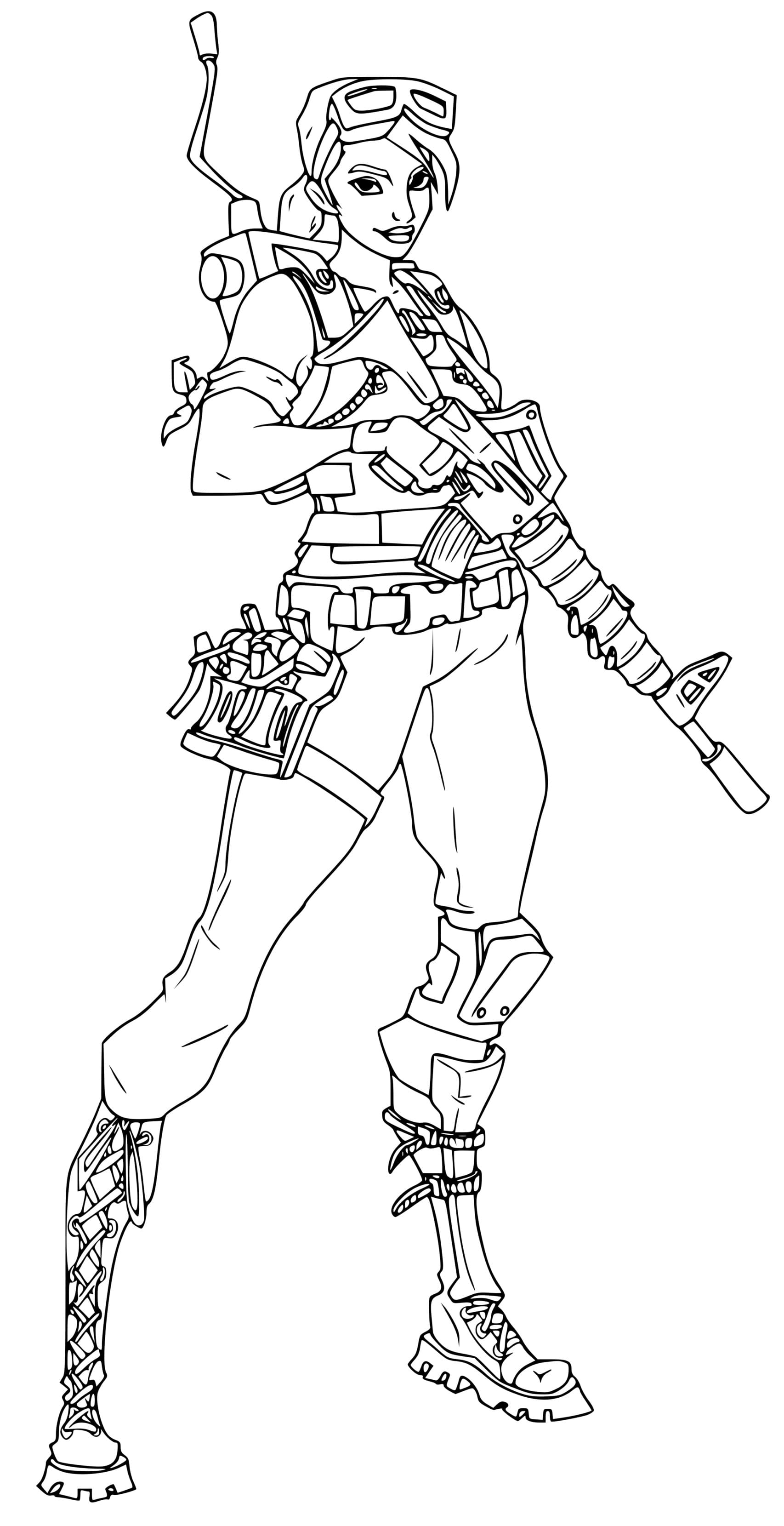 The Brite Bomber Coloring Page