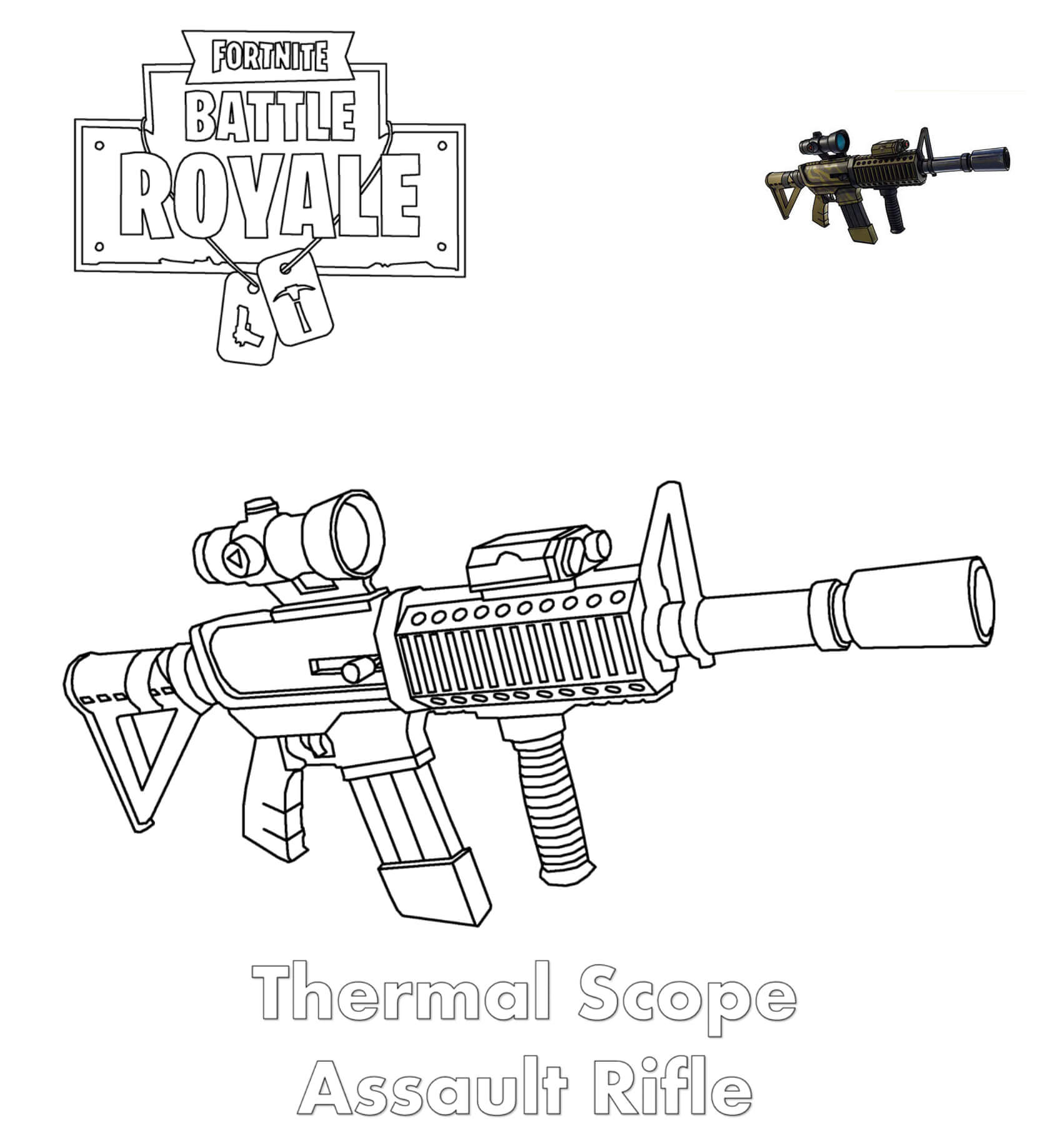 Thermal Scope Assault Rifle Fortnite