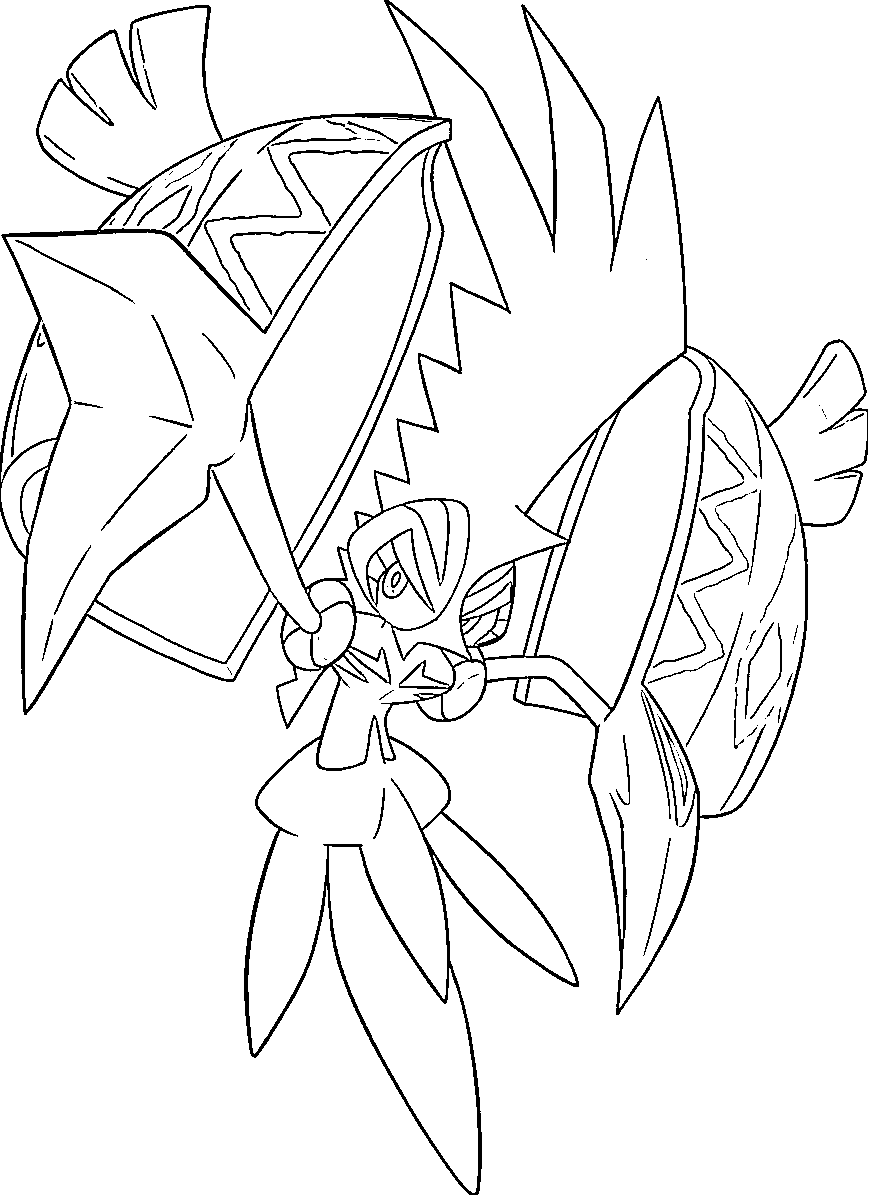 Tokorico Pokemon Legendary Generation 7 Coloring Pages Coloring Cool