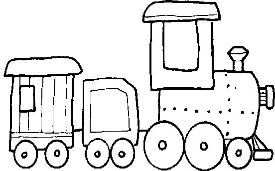 Train Toy Se01a Coloring Page