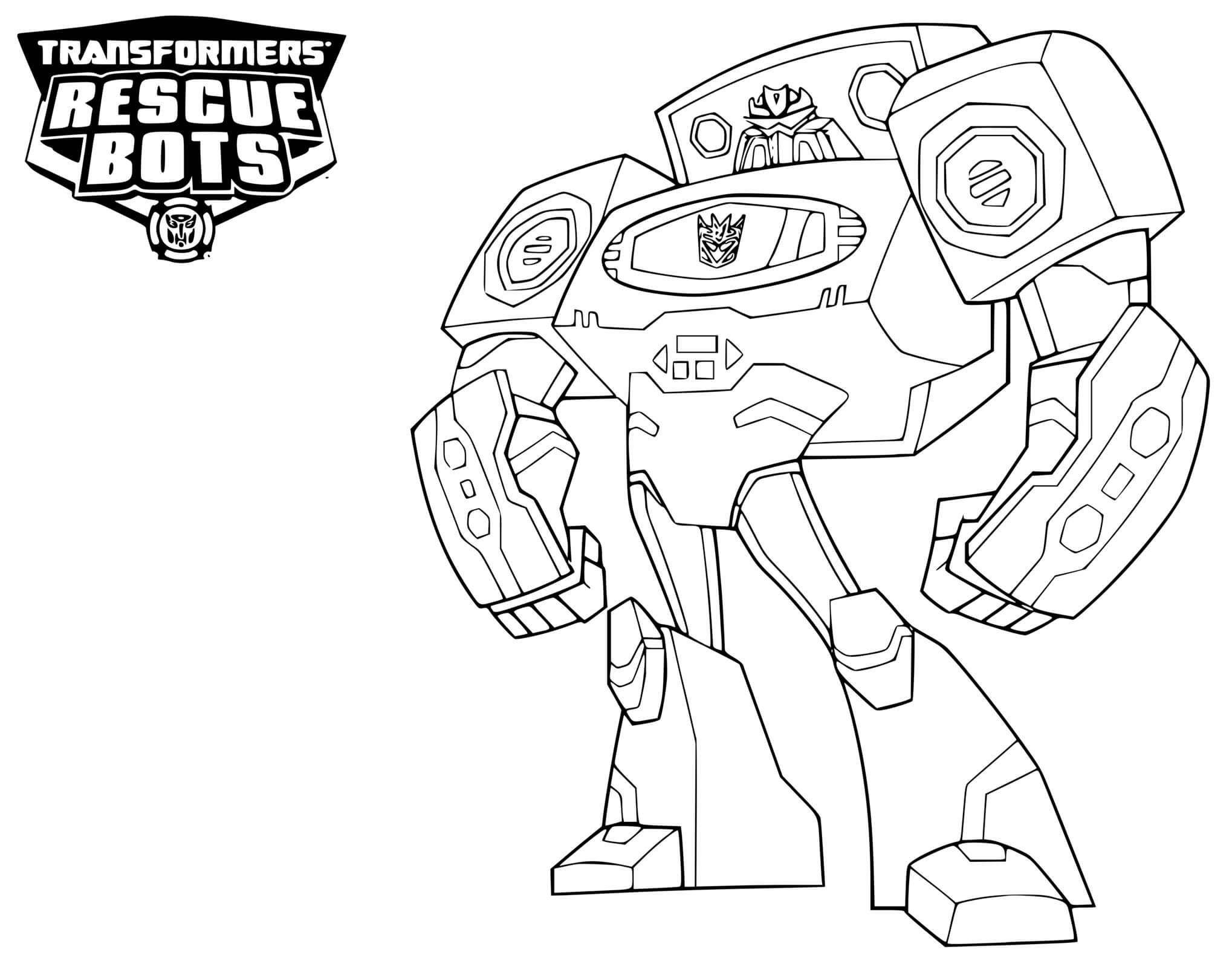 Transformers Rescue Bots Black And White