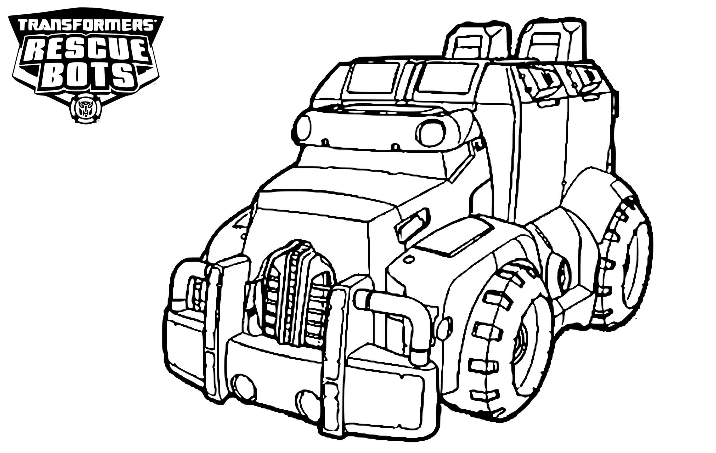 Transformers Rescue Bots Car