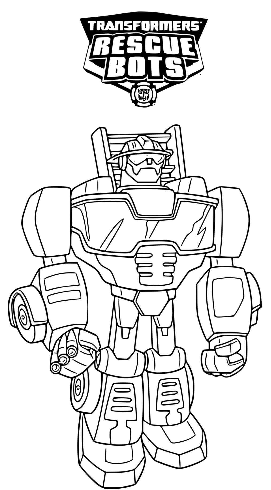 Transformers Rescue Bots Lineart