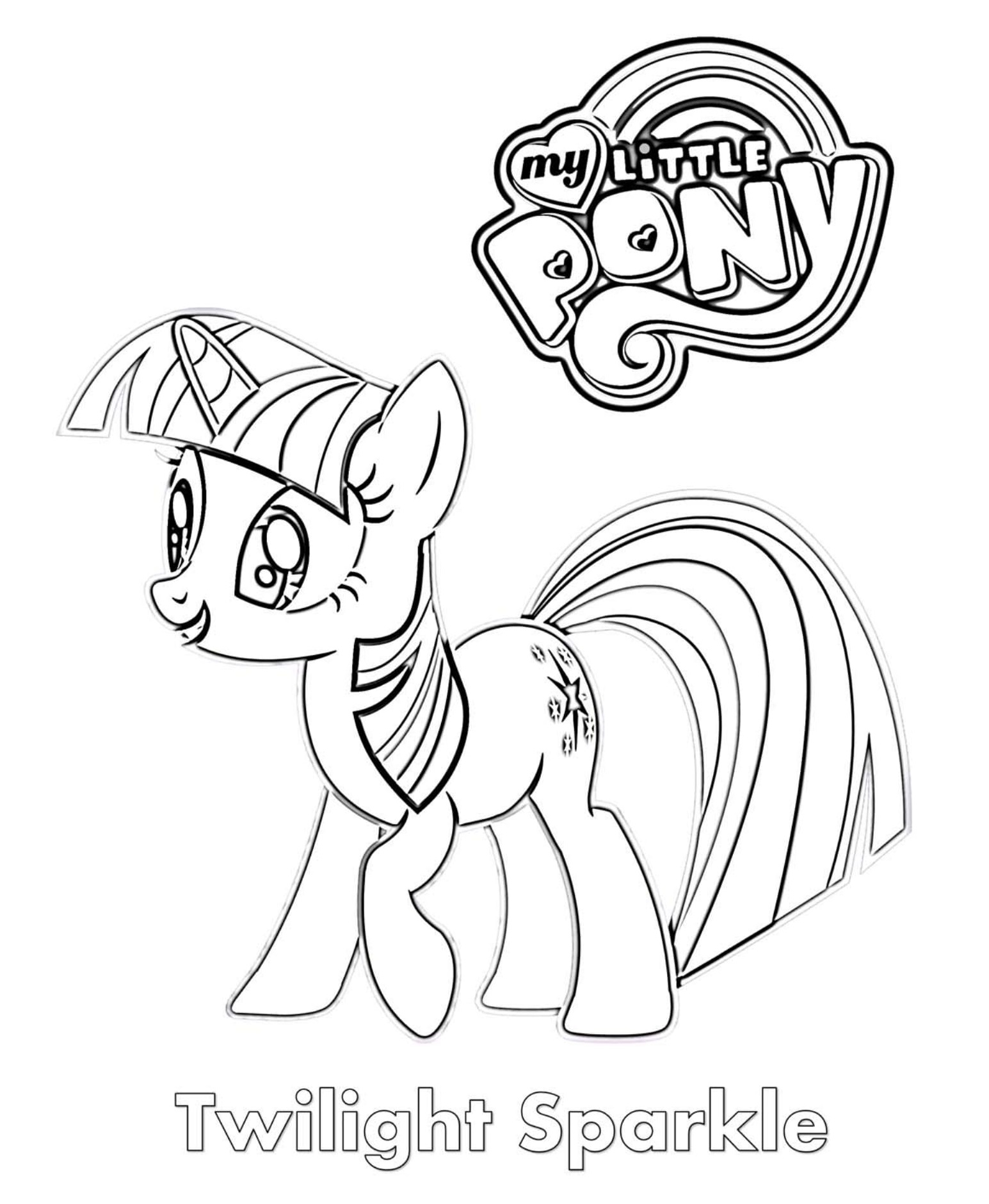Twilight Sparkle MLP Coloring Page