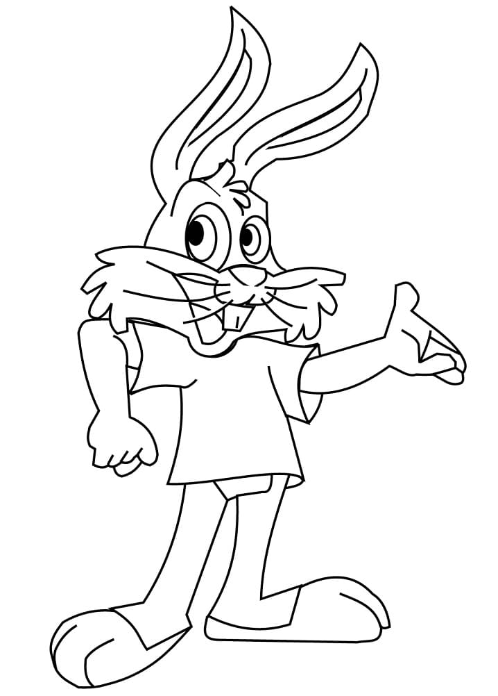 A Cartoon Rabbit