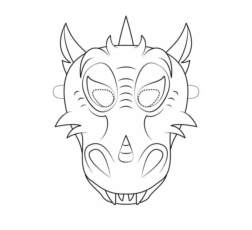 A Dragon Mask