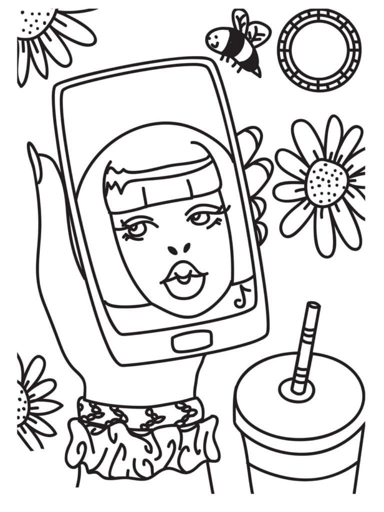 About Aestheics Coloring Page