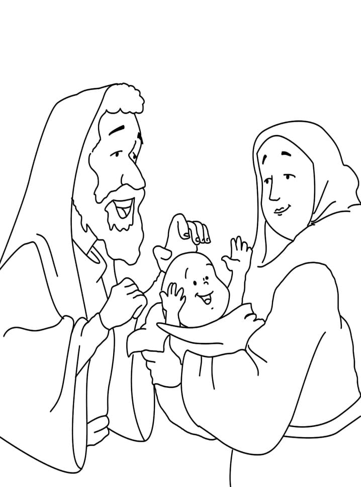 Abraham and Sarah 12 Cool Coloring Page
