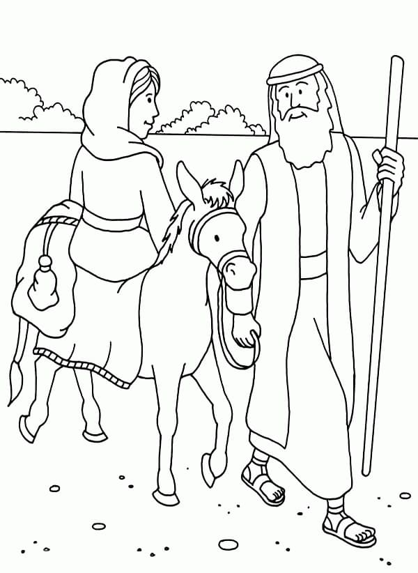 Abraham and Sarah 14 Cool Coloring Page