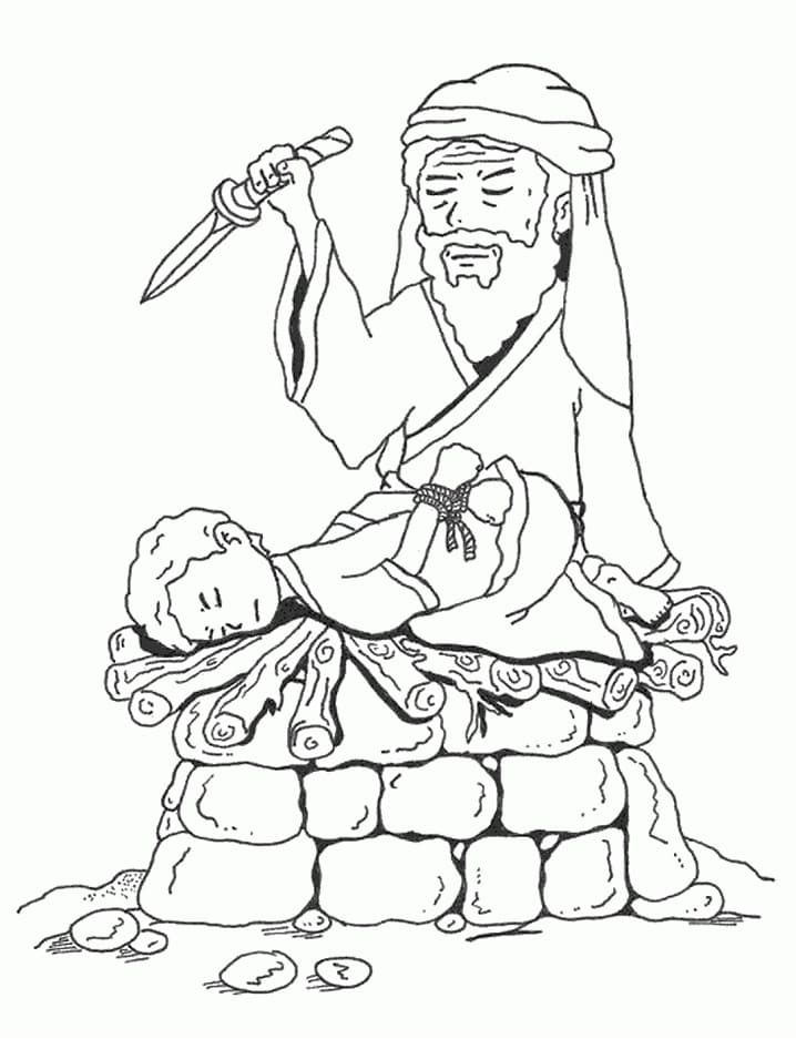 Abraham and Sarah 19 For Kids Coloring Page