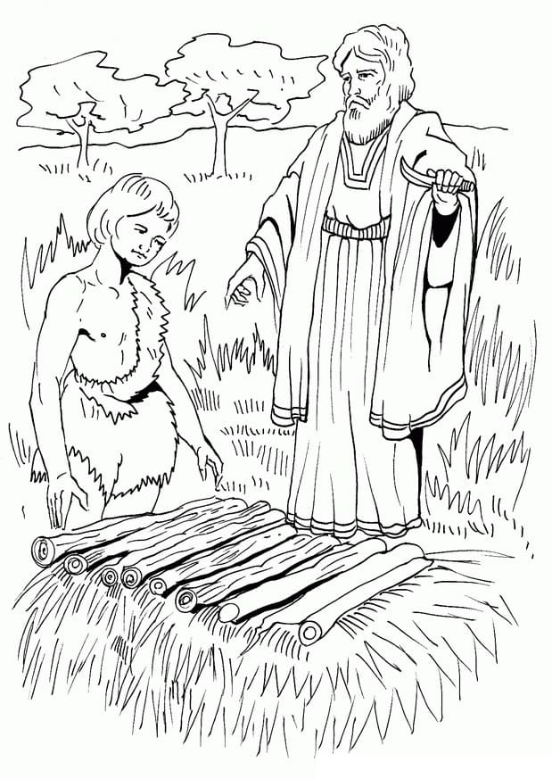 Cool Abraham and Sarah 20 Coloring Page
