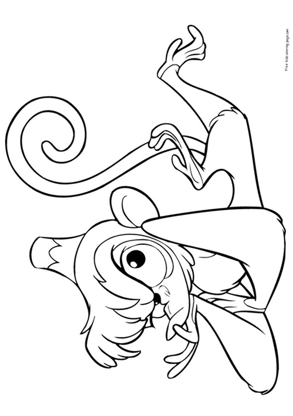 Abu Coloring Page