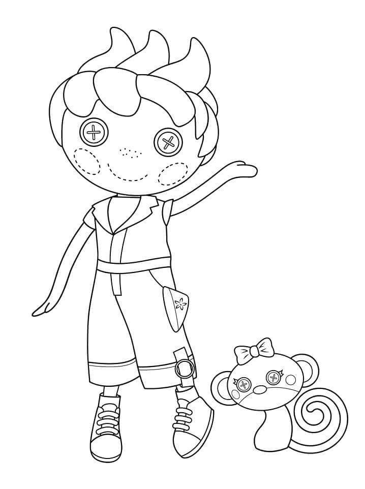 Ace Fender Bender Lalaloopsy Coloring Page