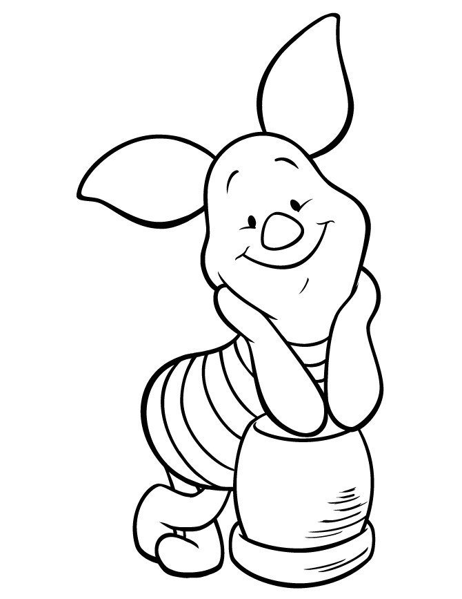 Adorable Piglet Pig S To Print96ad Coloring Page