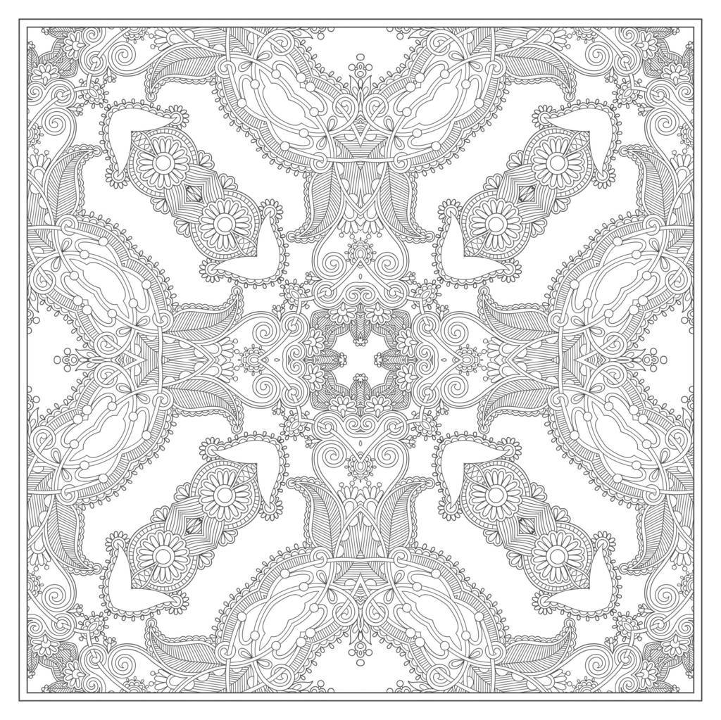 Adult Squared Mandala By Karakotsya 4