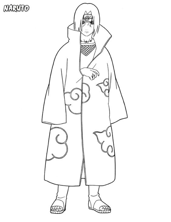 53 Collection Naruto Coloring Pages Pain Best