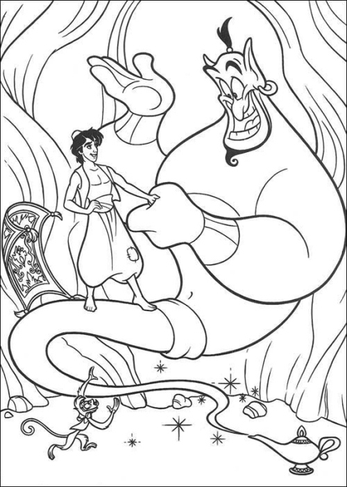 Aladdin Being Friends With Genie