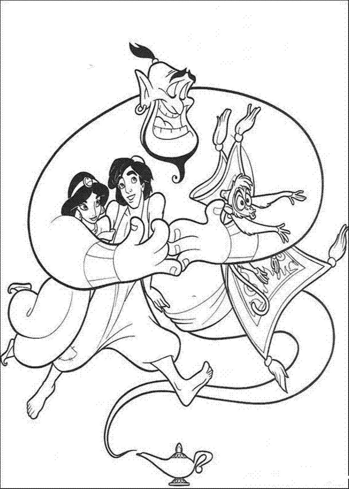 Aladdin S4067 Coloring Page