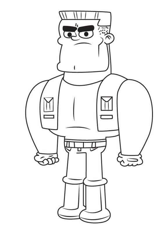Aliana’s Father from Looped Coloring Page