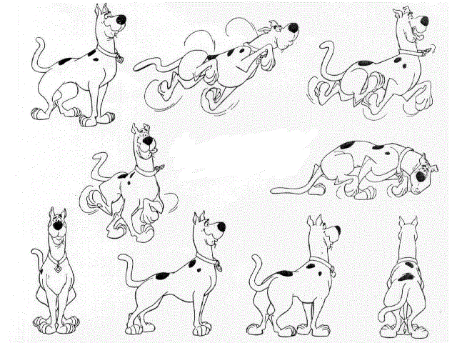 All Scooby Doo Poses