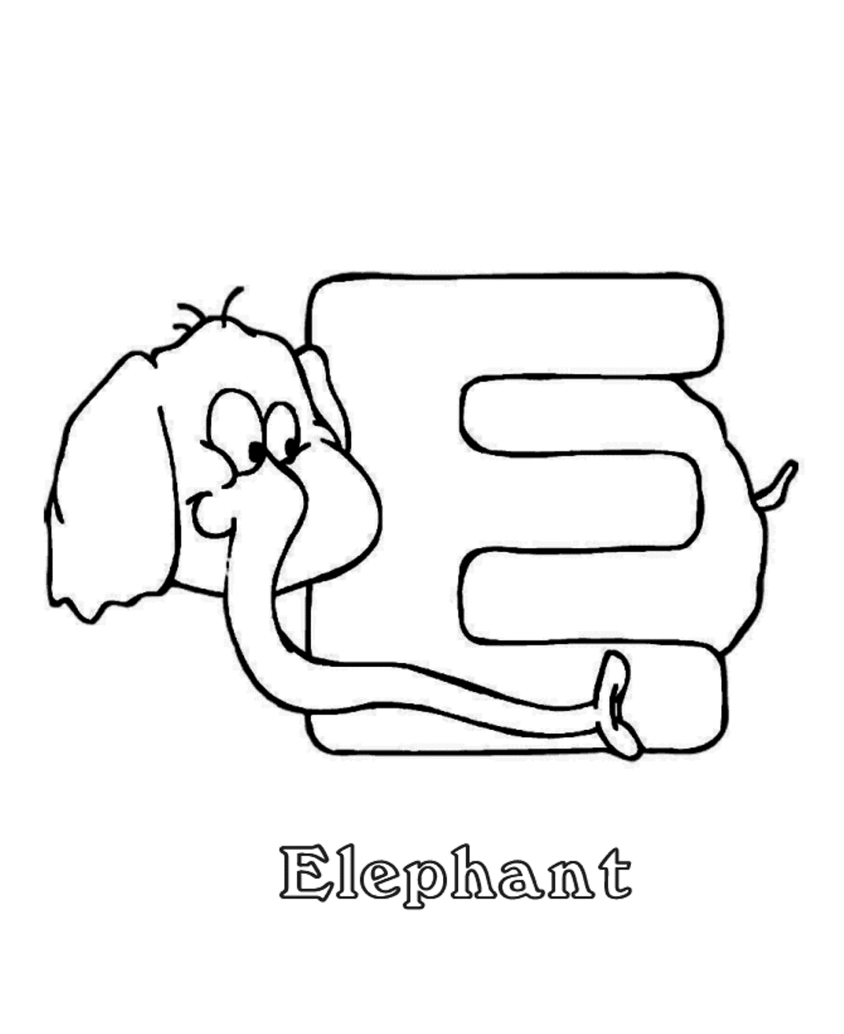 Alphabet S Free Animal Elephant