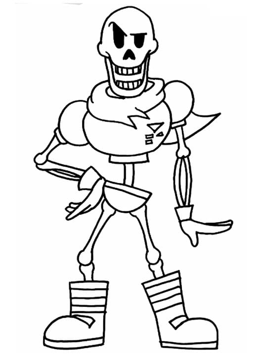 Amazing Papyrus Coloring Page