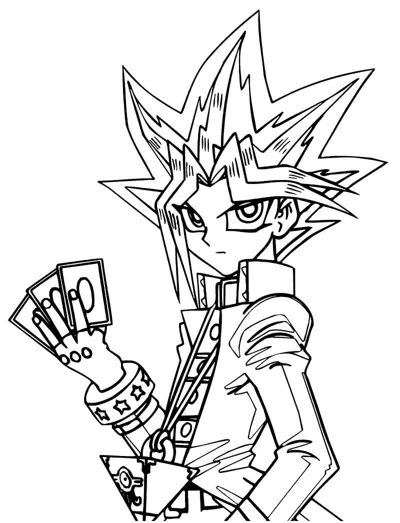 Amazing Yu-Gi-Oh Coloring Page