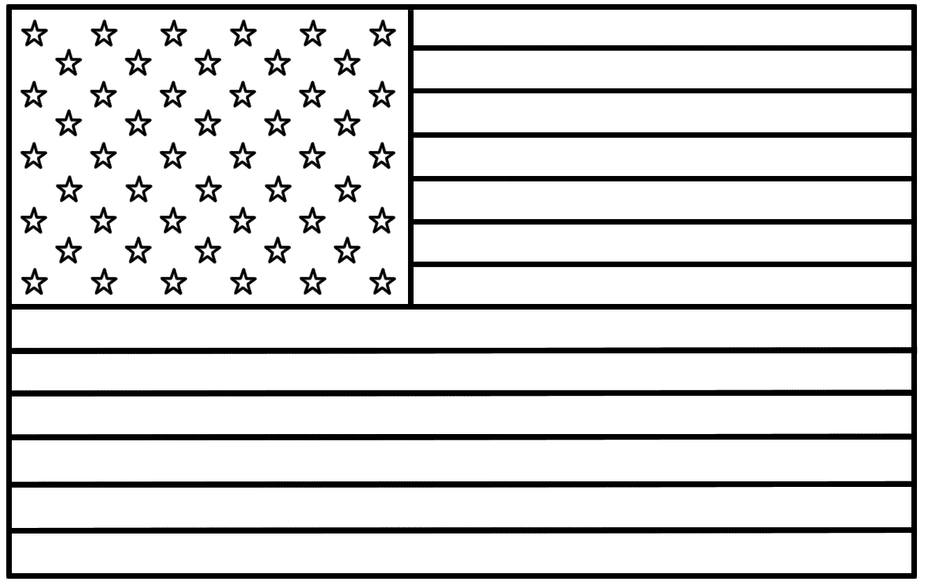 American Flag Coloring Pages   Coloring Cool