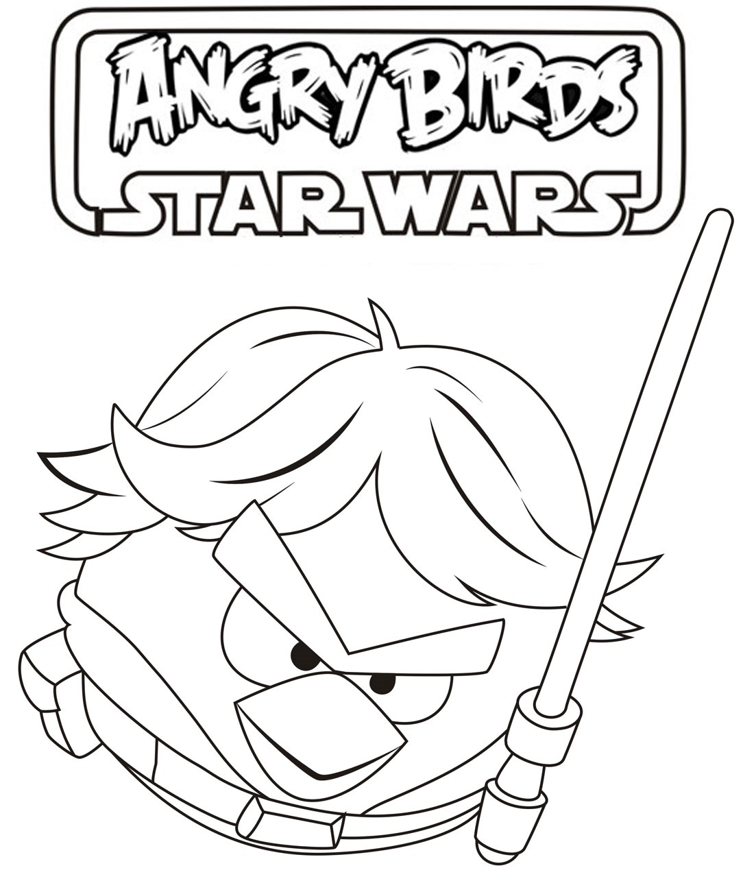Angry Birds Star Wars 112 Coloring Page