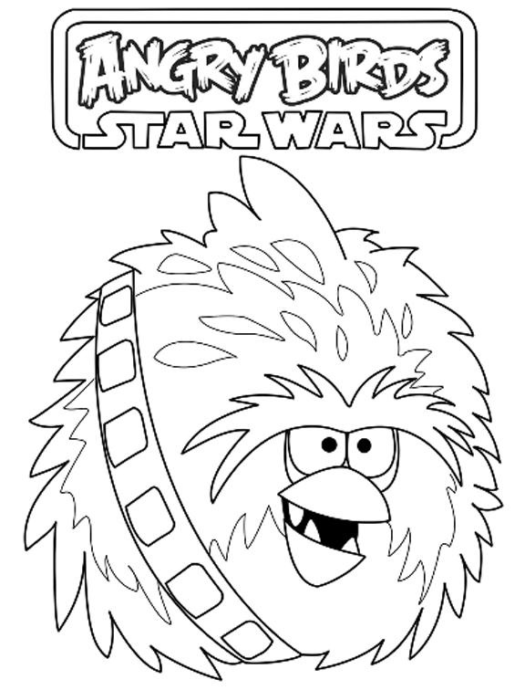 Angry Birds Star Wars 91 Coloring Page