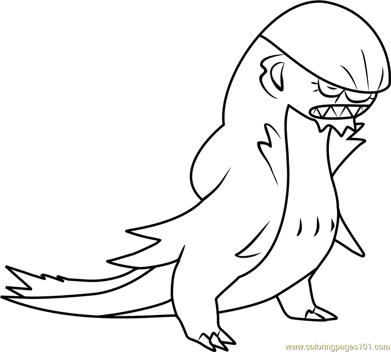 Angry Gumshoos Coloring Page