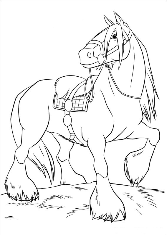 Angus From Brave Coloring Page