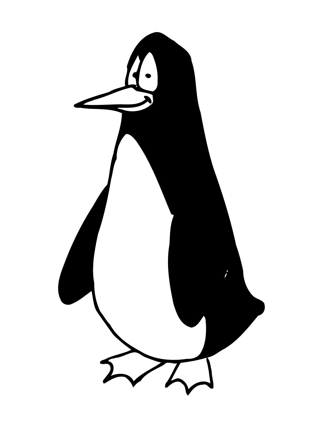 Animal Penguin 2328 Coloring Page