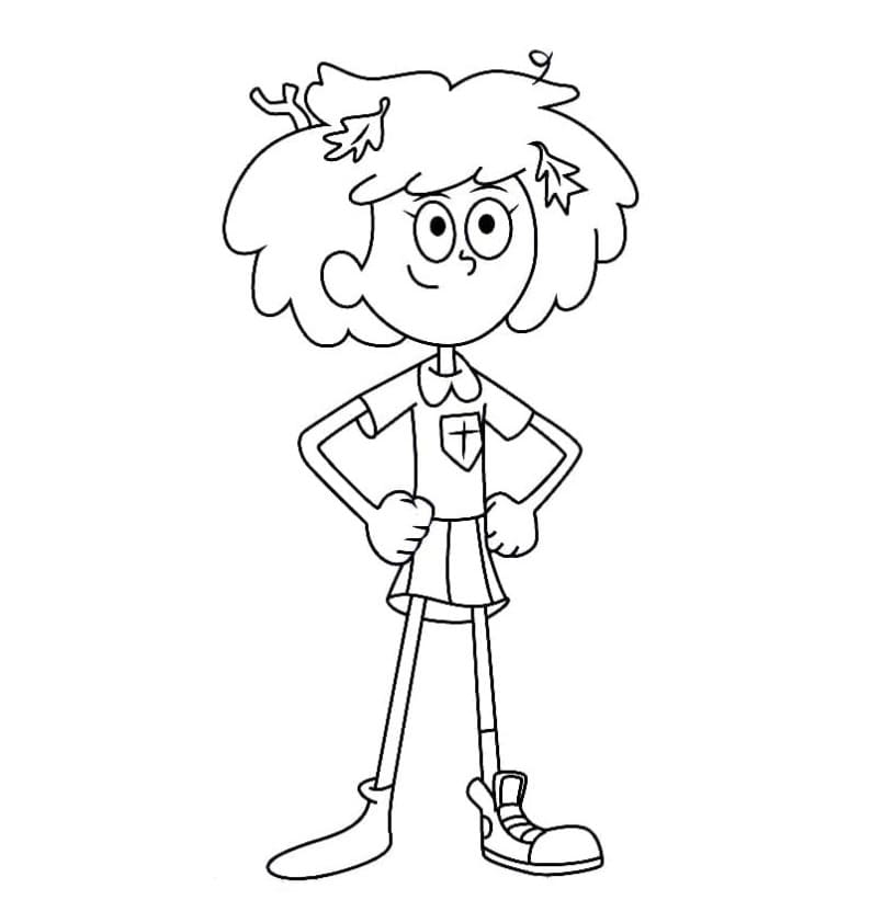 Anne Boonchuy Coloring Page