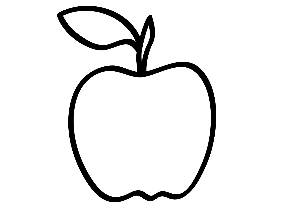 Apple Fruit S Preschool7560 Coloring Page