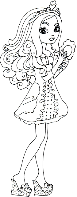 Apple White Getting Fairest Coloring Page