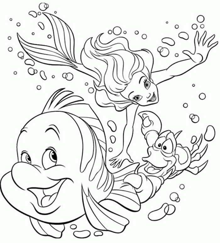 Ariel and Flounders