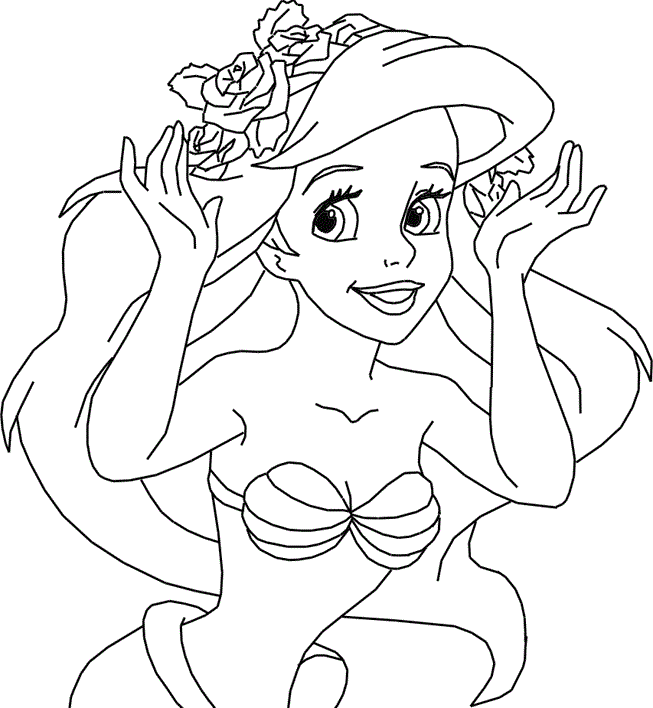 Ariel With Flower Crown Disney Princess S99a7