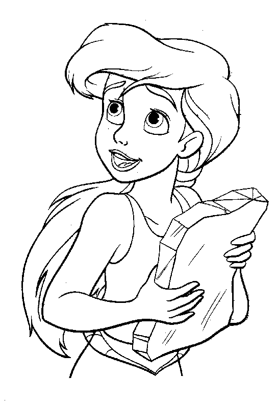 Ariels Daughter Little Mermaid S Free834e Coloring Page