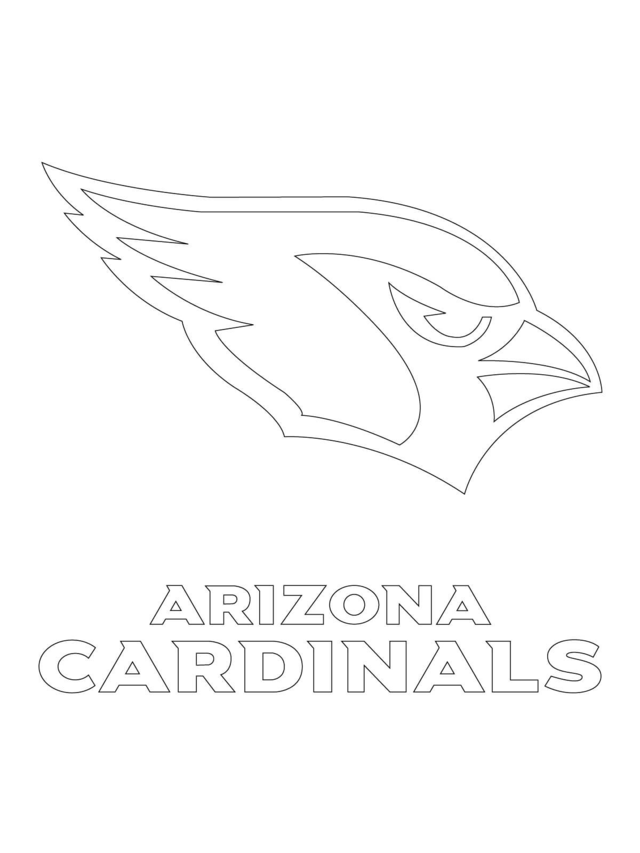 Arizona Cardinals Logo Football Sport Coloring Page