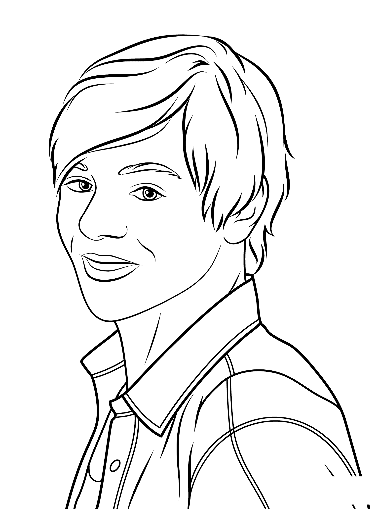 Austin Moon Celebrity Coloring Page