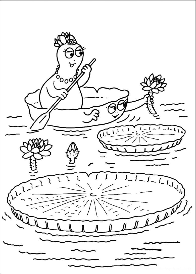 Barbabelle Coloring Page