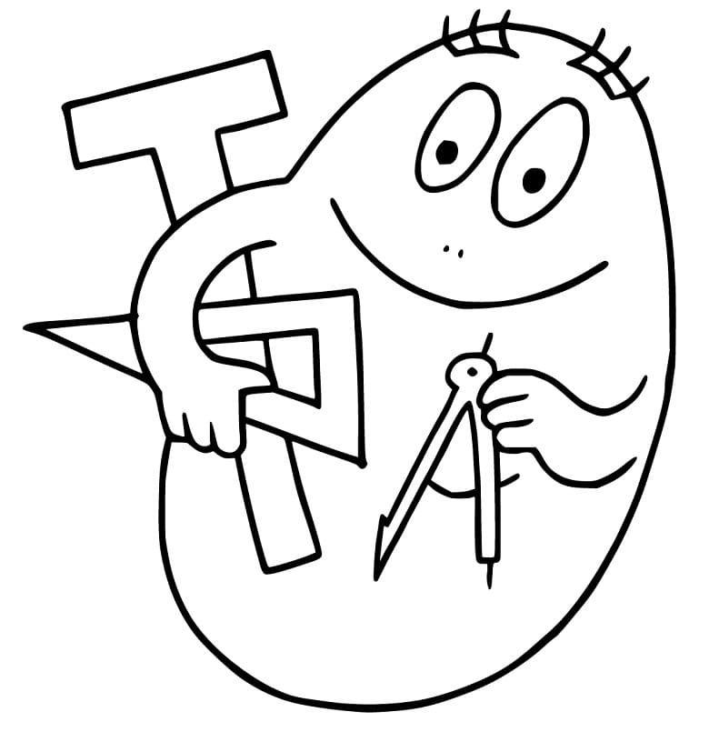 Barbabright Coloring Page