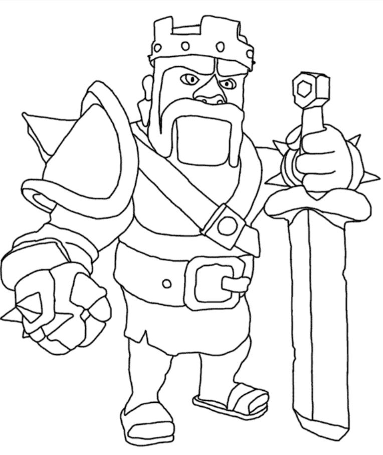 Barbarian King Clash Of Clans