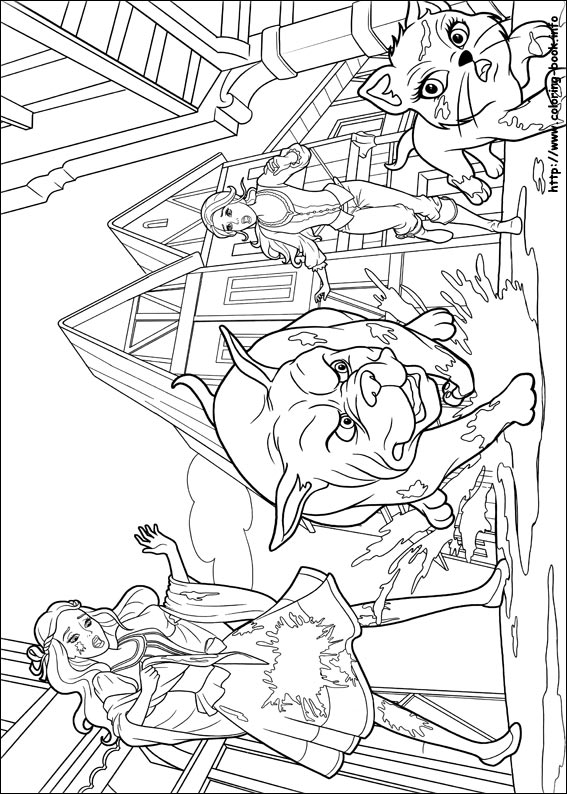 Barbie Musketeers 03 Coloring Page